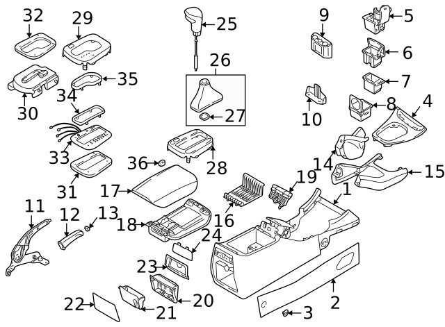 Genuine Volvo Box 9164216