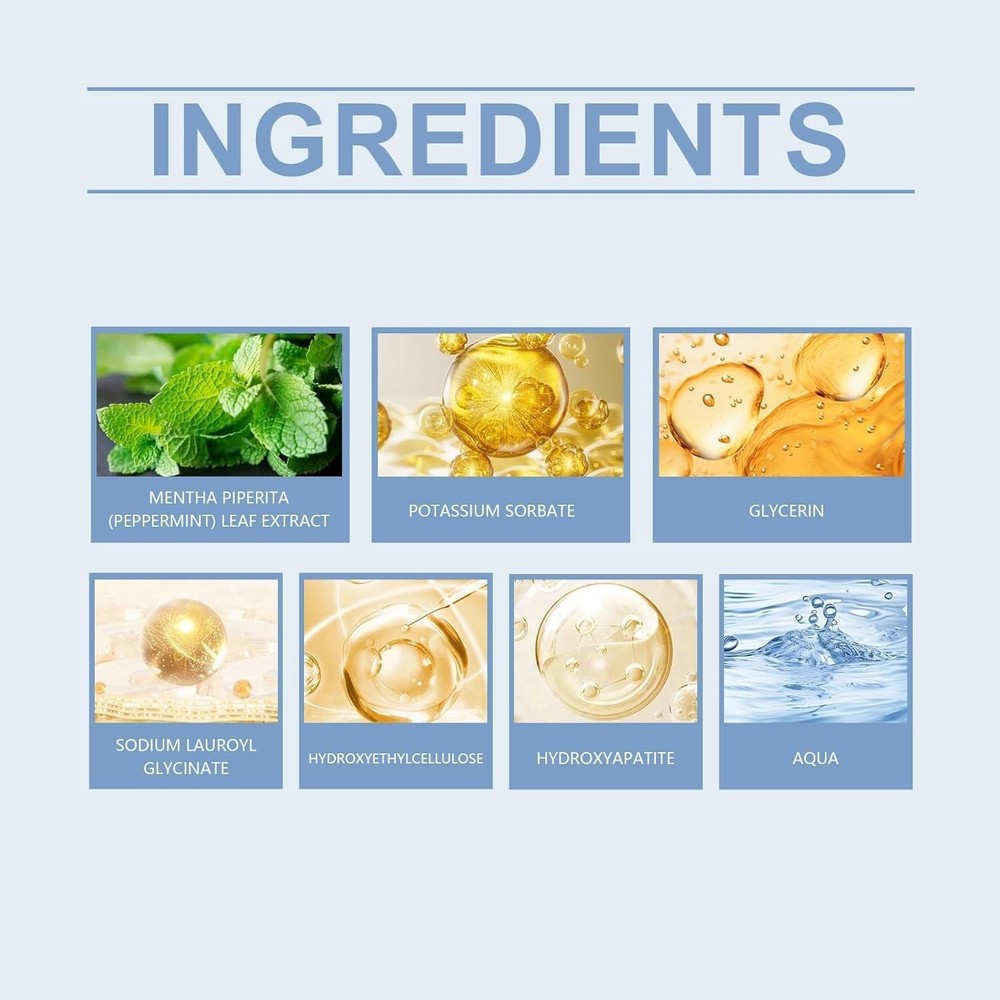 Hydroxyapatitetoothpastes,7.5% Hydroxyapatite Toothpaste,For Enamel Protection a