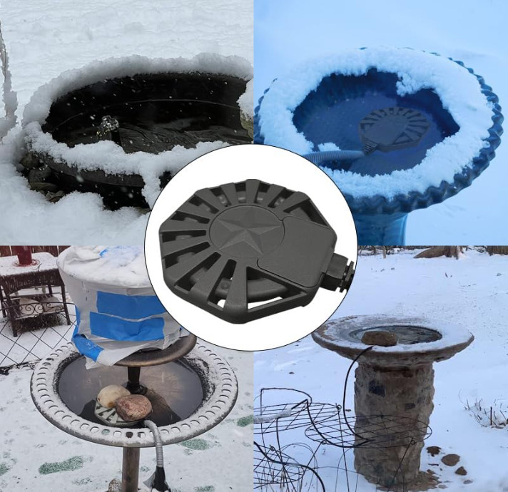 500W Horse Water Heater Thermostatic Stock Tank De-Icer Trough Livestock