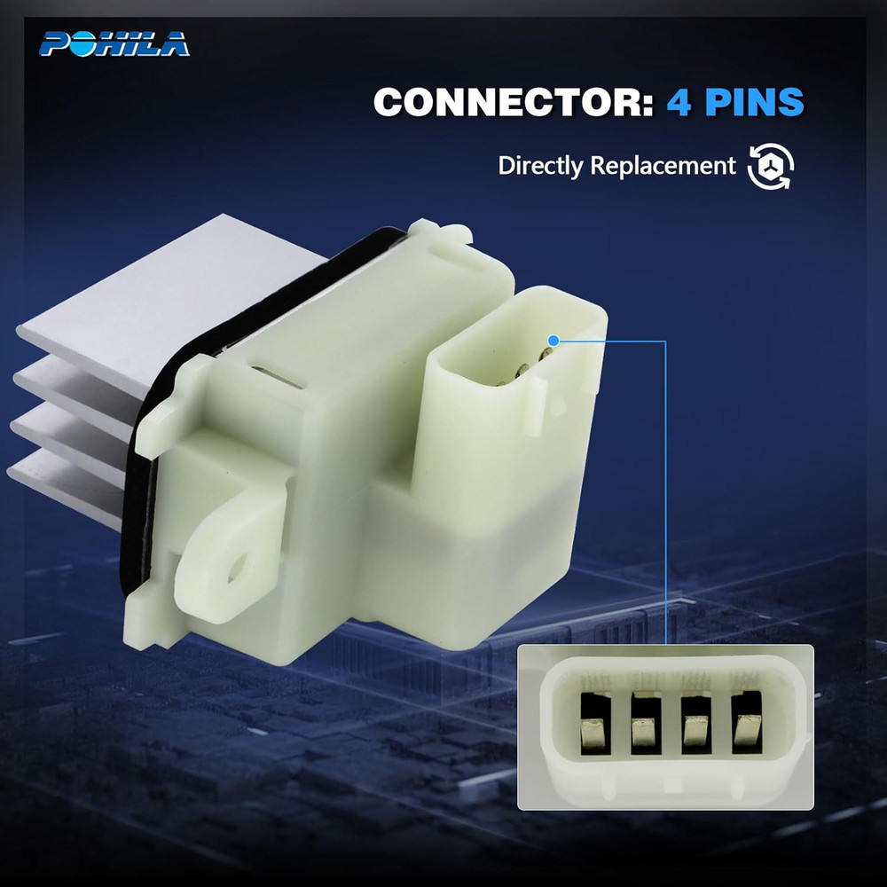 HVAC Control Module Blower Motor Resistor Compatible with 2009-2017 Ford Expedit