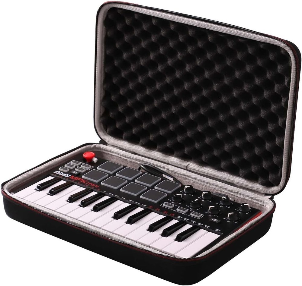 Portable LTGEM Carrying Case for Akai MPK Mini Series - Shockproof & Practical