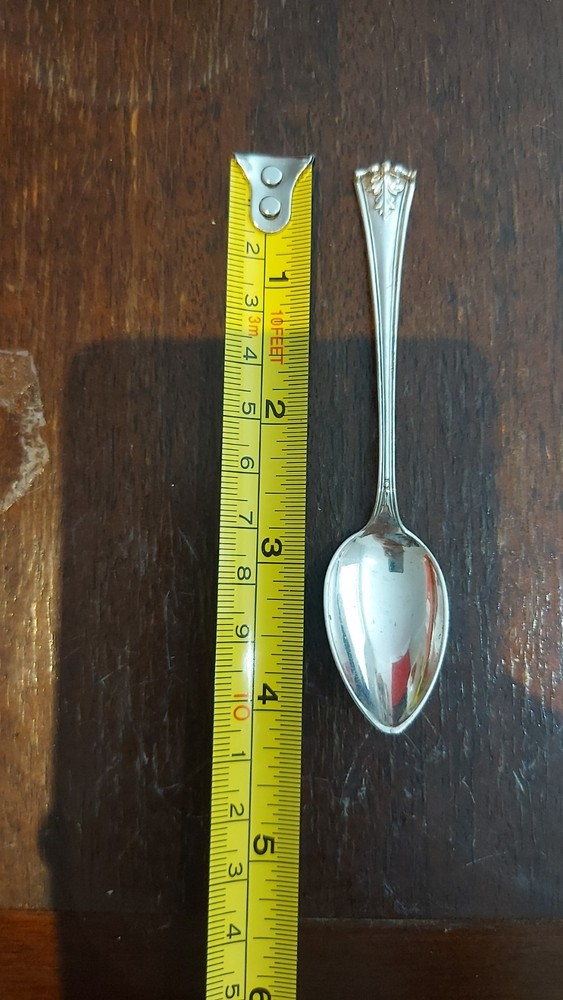 Set Of 6 Solid 826 Silver Spoons , Germany