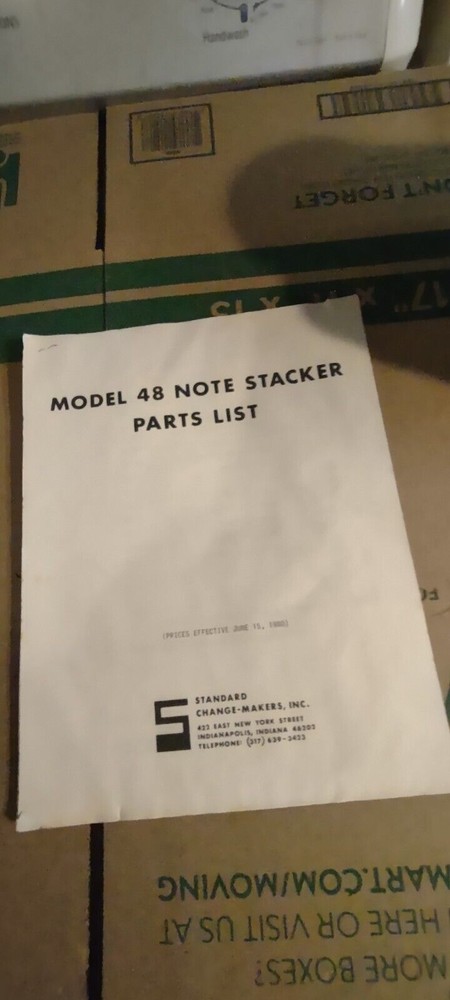 standard changer model 48 arcade manual #1029