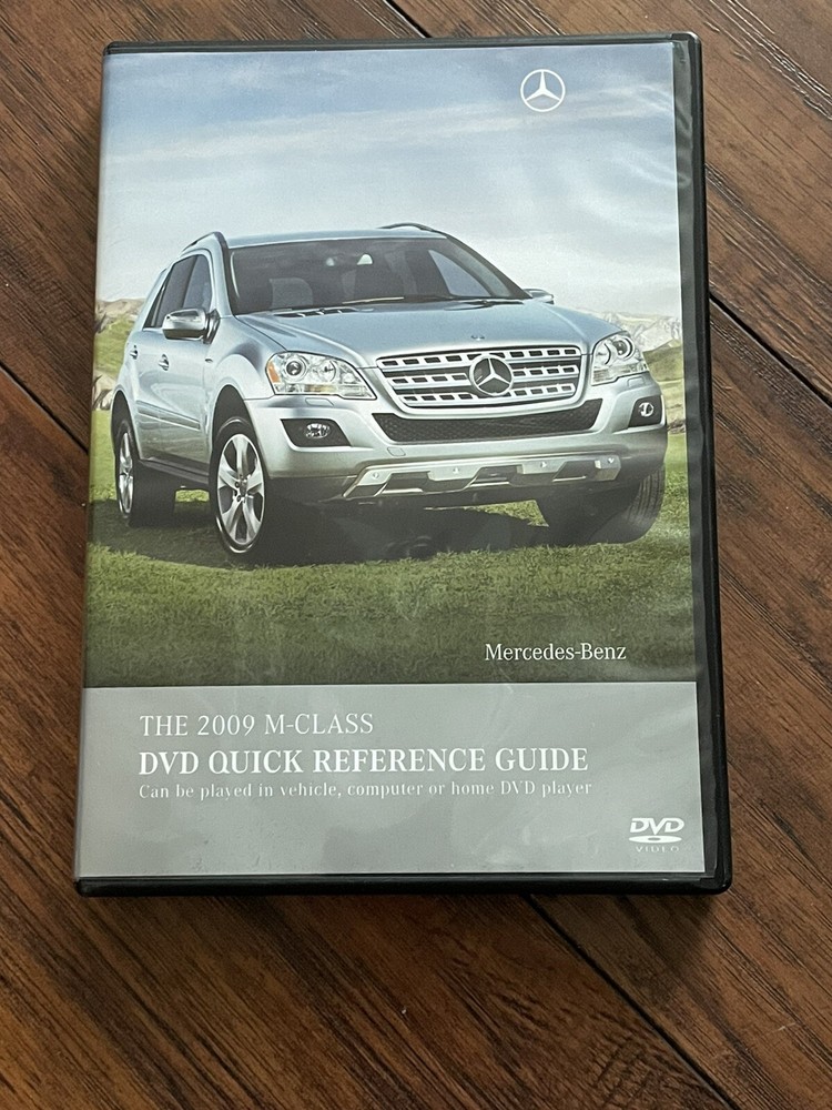 2009 MERCEDES BENZ M-Class M Class Quick Reference Guide DVD CD USED OEM