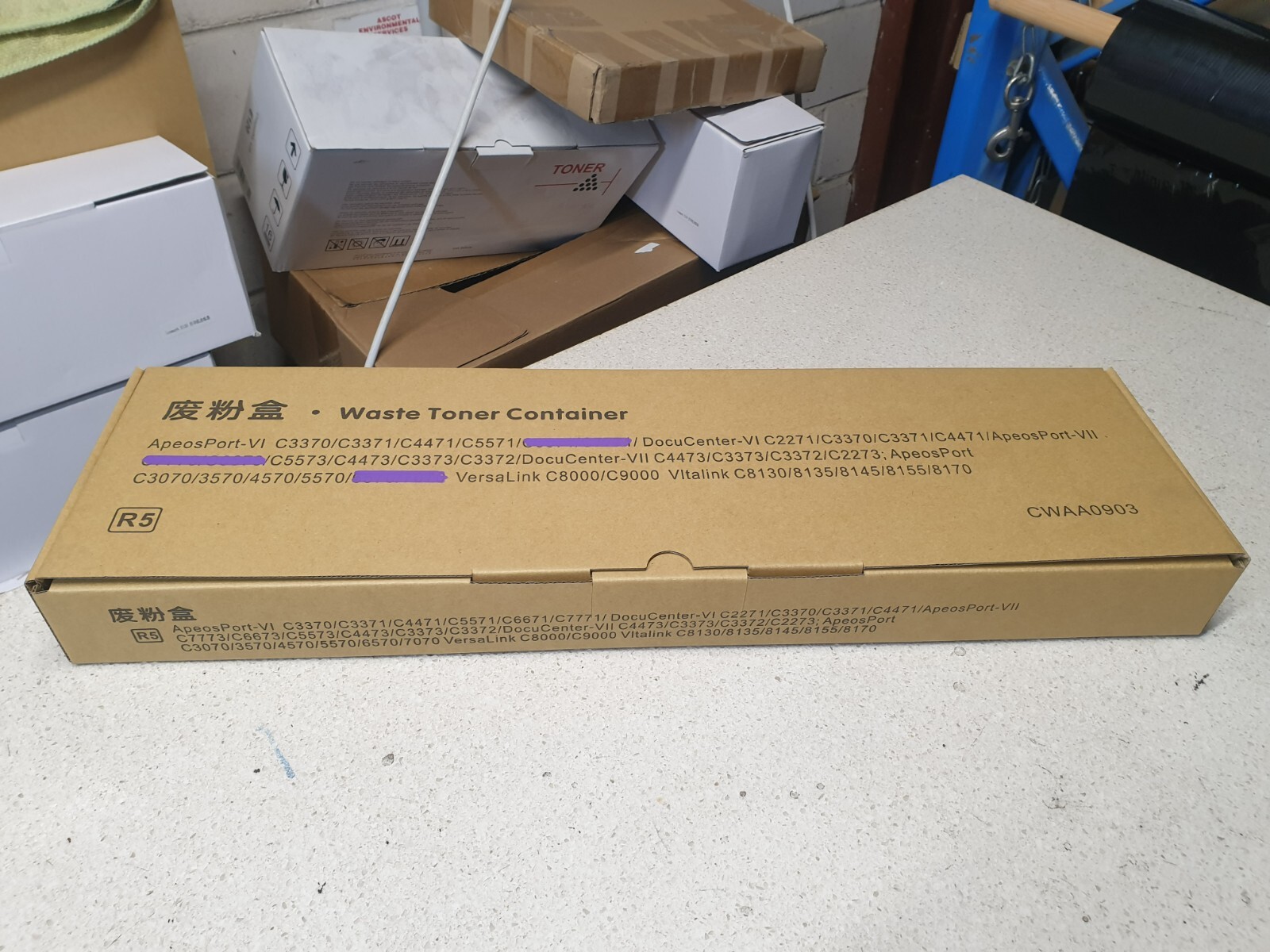 Xerox Compatible CWAA0903 / CWAA0901 Waste Toner Container See Photos