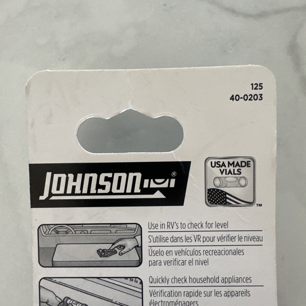 Johnson Level & Tool 125 Cross Check Level 4 Pack - New