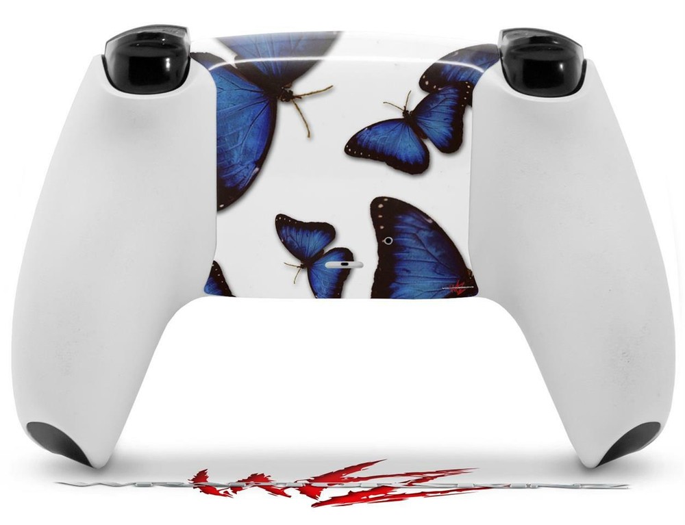 Skin Sony PS5 Controller Butterflies Blue
