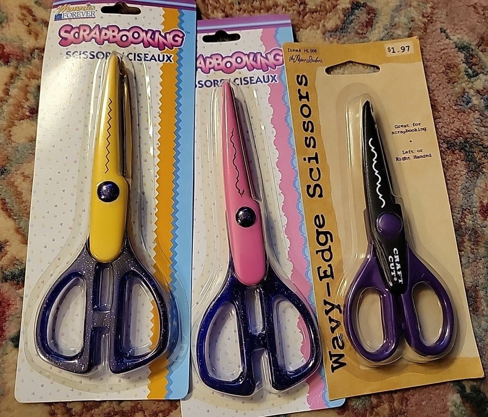 3 New Decorative Edging Scissors For Scrapbooking