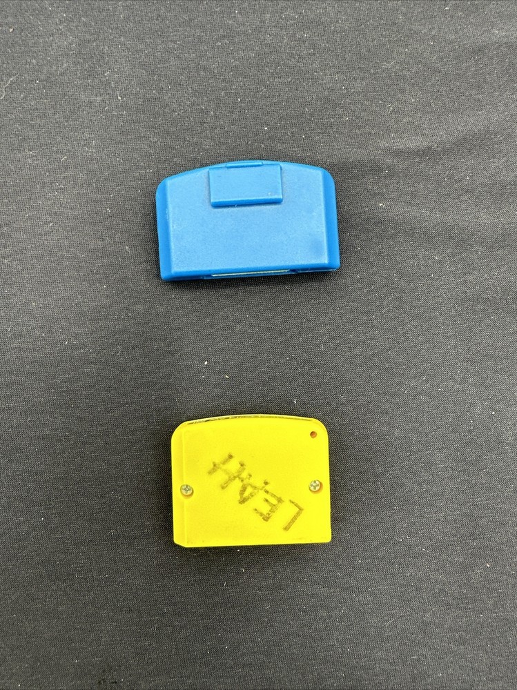 Two LeapPad game cartridges