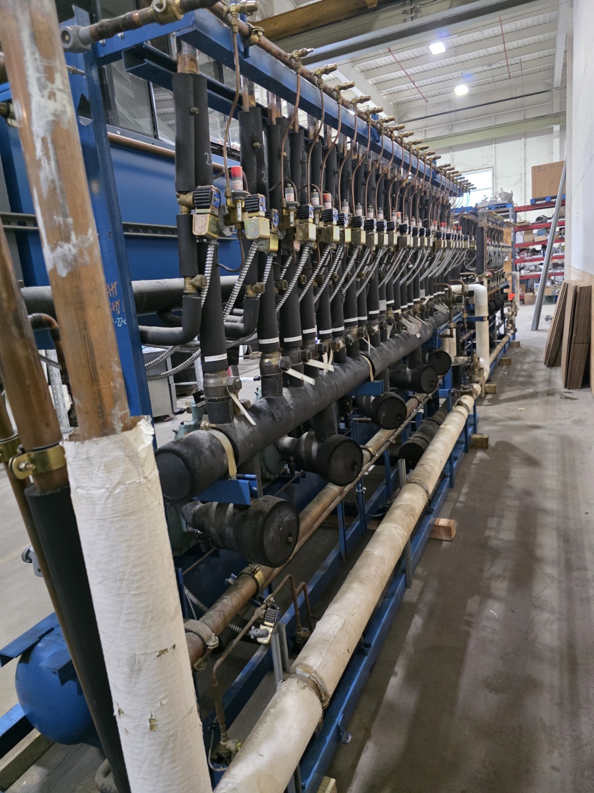 Tyler/Carrier 65 HP Refrigeration Compressor Rack Med Temp Cooler R404A R448/449