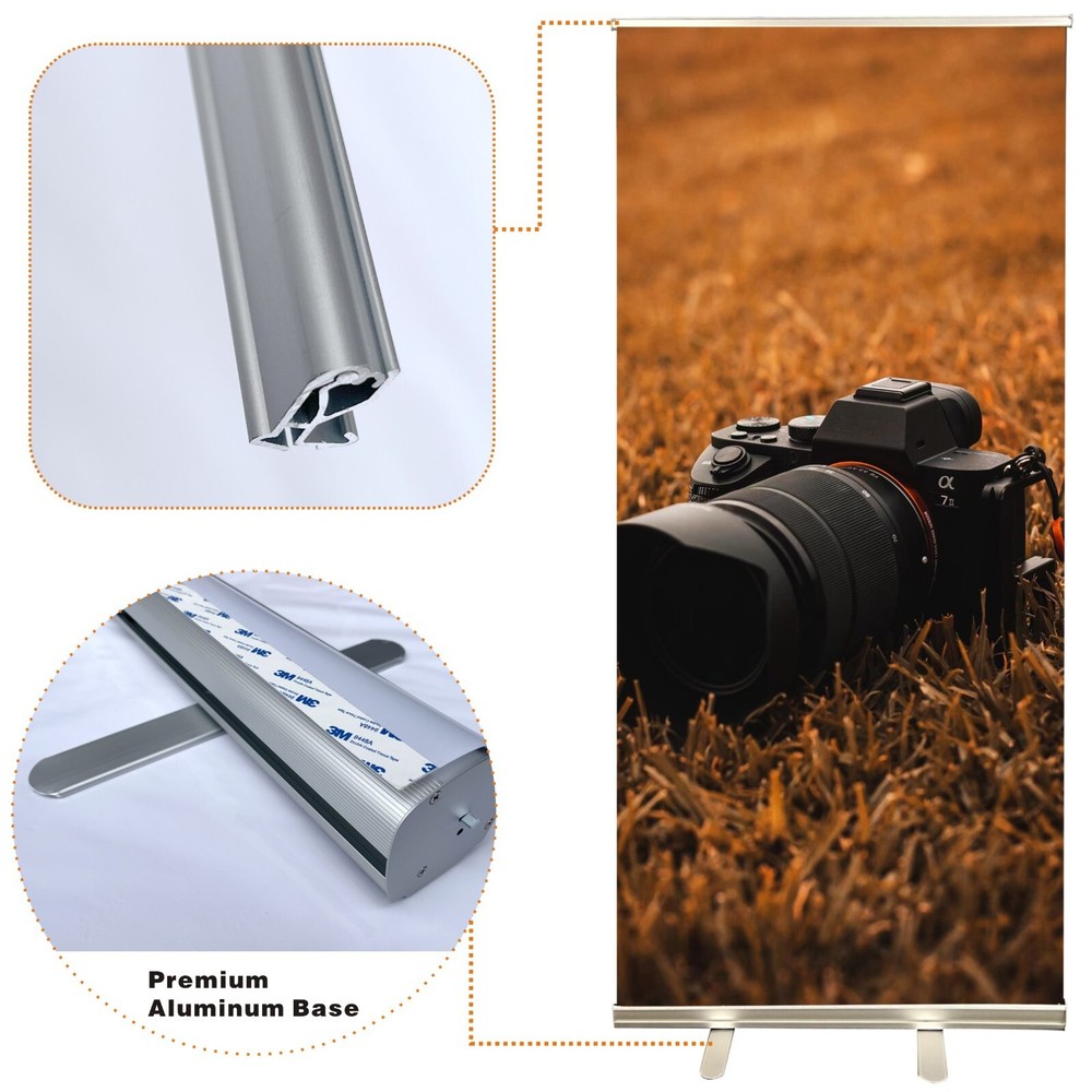Custom Retractable Banner Stand, Portable Personalized Custom Banners