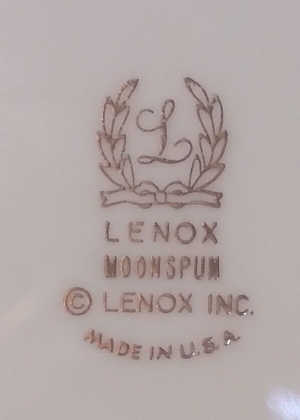 Lenox Moonspun Place Setting (5 Pieces) PERFECT!