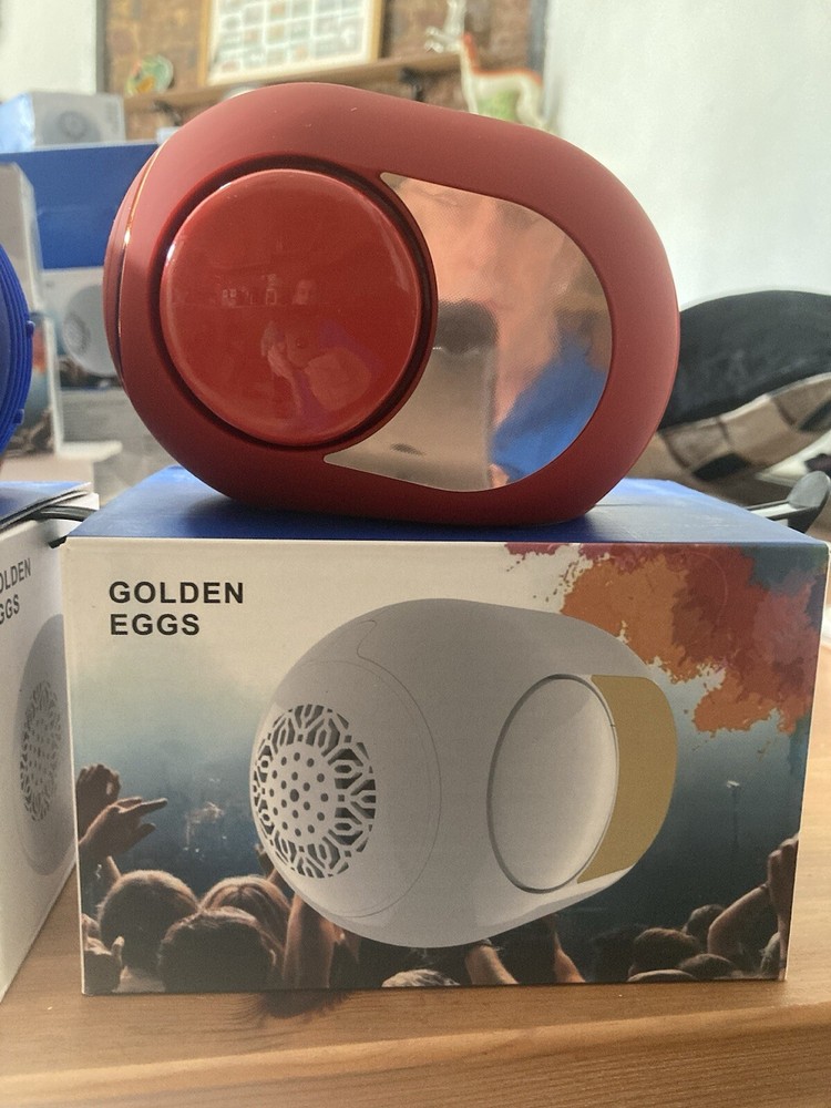 Golden Egg Bluetooth Speaker Gold