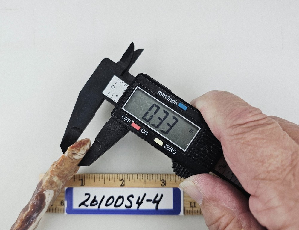 4" Spearhead - Lance Head - Drill Point - Hand Knapped Agate