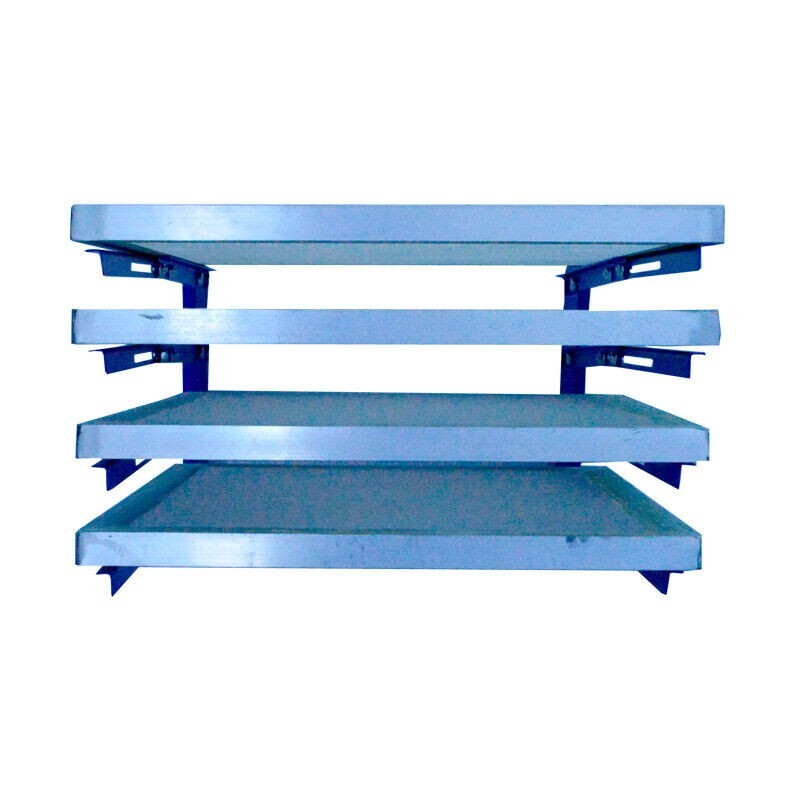 4 Layers Wall Fixed Type Screen Printing Frame Holder Adjustable Length 17" -24"