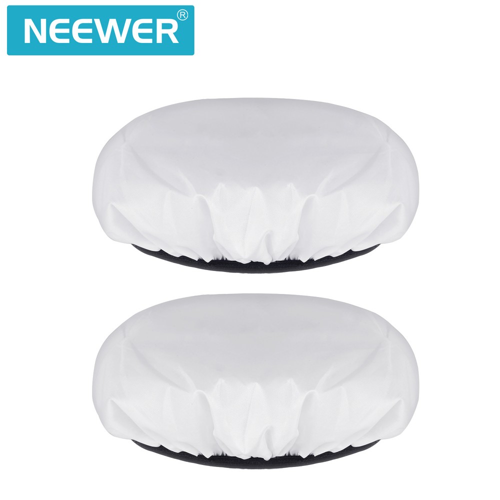 Neewer Studio 2-Pack 7" Soft White Diffuser Sock, Softens the Light Output