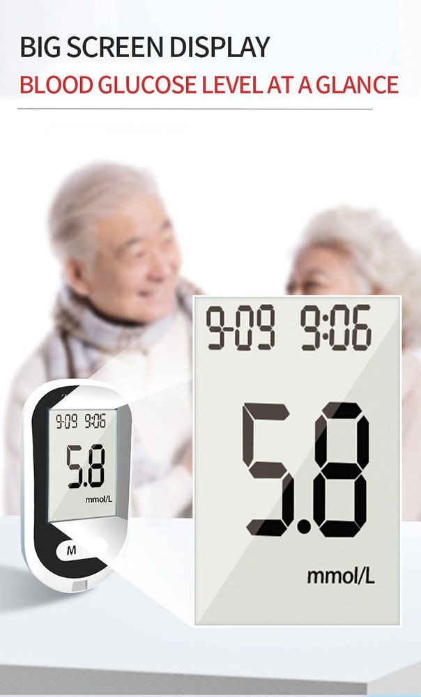 Fully Automatic Blood Glucose Meter - Home Diabetes Testing Kit