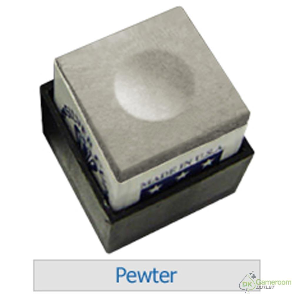 Silver Cup Billiard/Pool Cue Chalk - 1 Dozen - Pewter