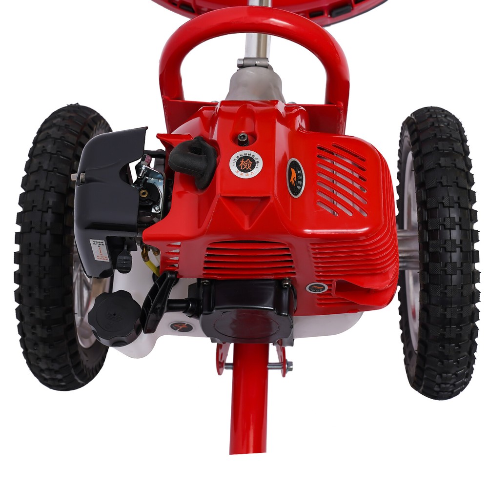 Hand-Push Gasoline Lawn Mower Two-Stroke Multi-Function Small Weeding Machine