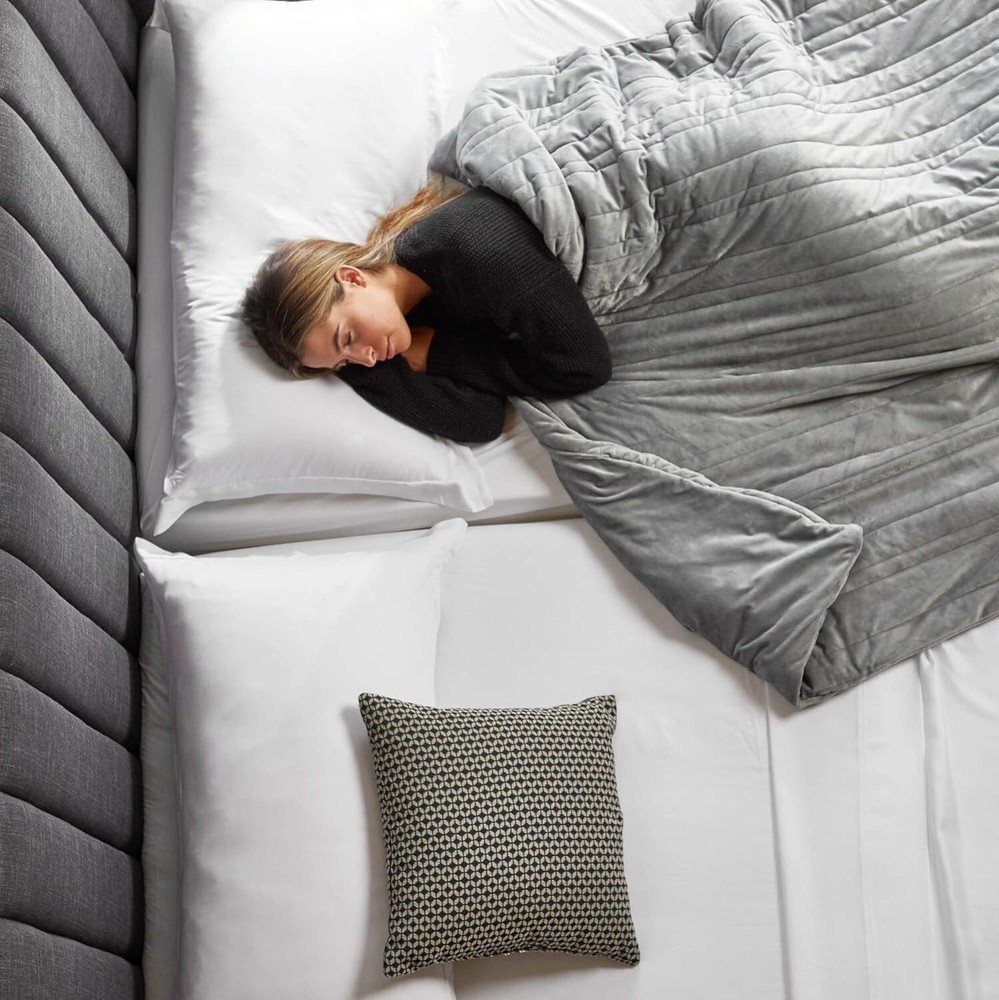 Malouf Anchor 5lb Weighted Throw Blanket (Ash Grey)