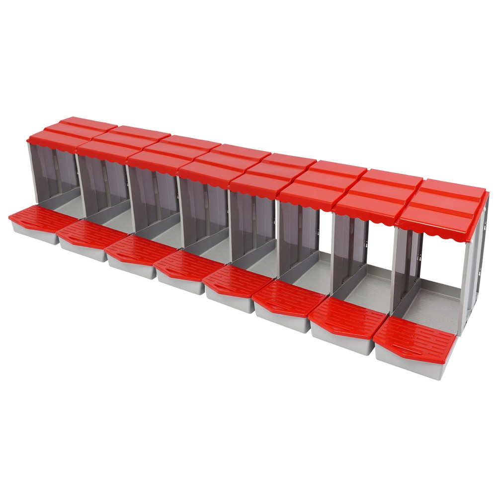 Modern 8-Compartment Chicken Nesting Boxes for Comfortable Egg Laying