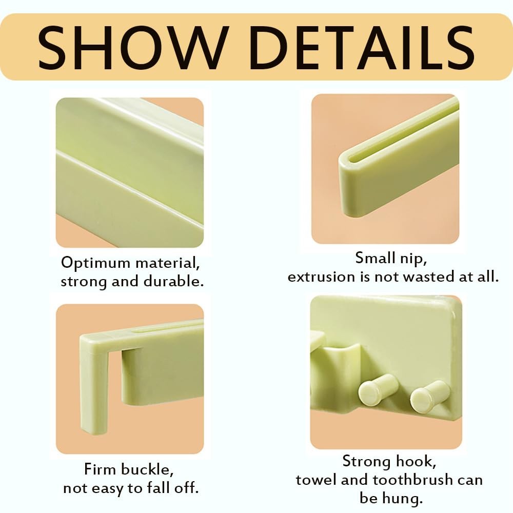 Keywords Toothpaste Squeezer,Bathroom Toothpaste Toothbrush Folding Frame,Wal...