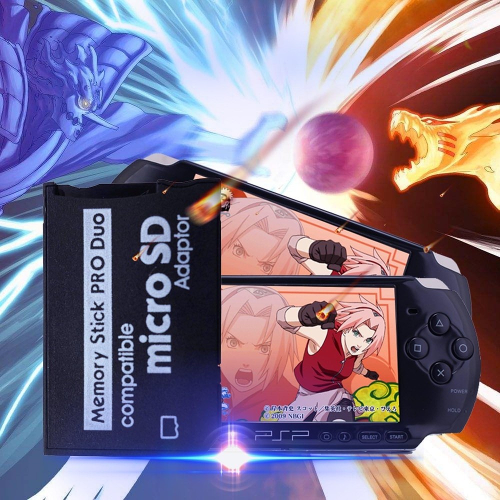 PSP Memory Stick Adapter, Funturbo Micro SD to Memory Stick PRO Duo Magicgate Ca