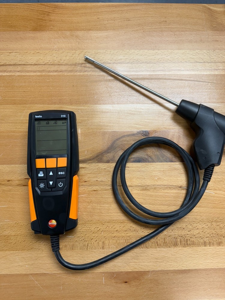 Used Testo 310 Residential Combustion Analyzer with Printer! Needs O2 Sensor