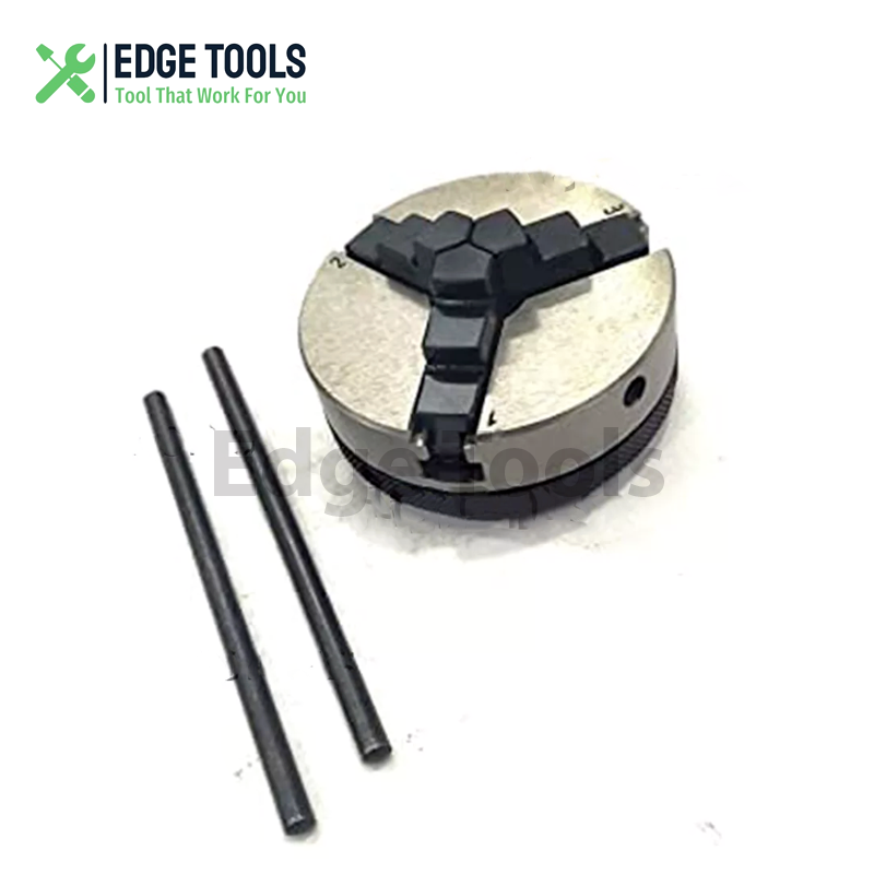 3"/75mm Tilting Rotary Table With 65 mm Mini Lathe Chuck For Milling Machine USA