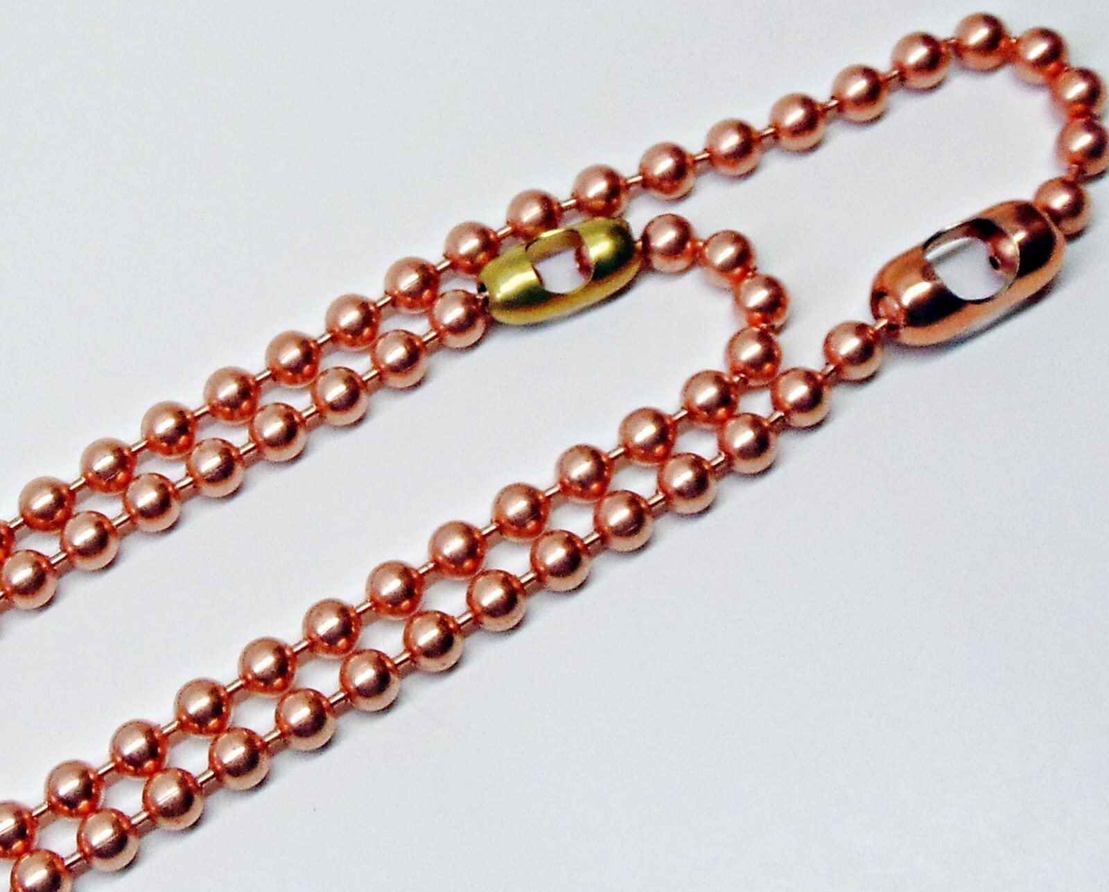 Large 8mm Genuine COPPER Ball Chain Necklaces and/or Bracelets ~ Chunky Beads