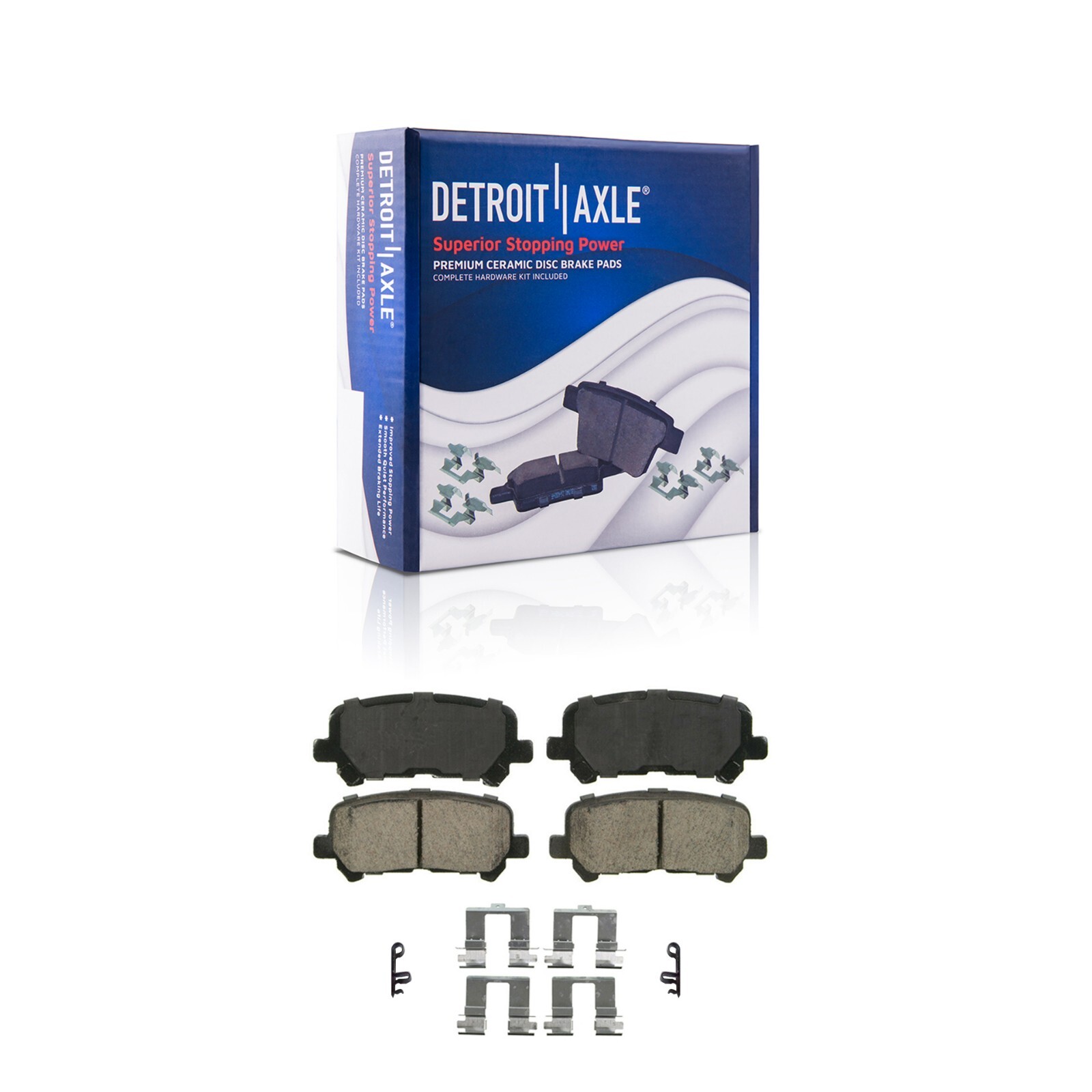 8pc Front & Rear Rotors and Ceramic Brake Pads for 2015 2016 2017 Honda Odyssey