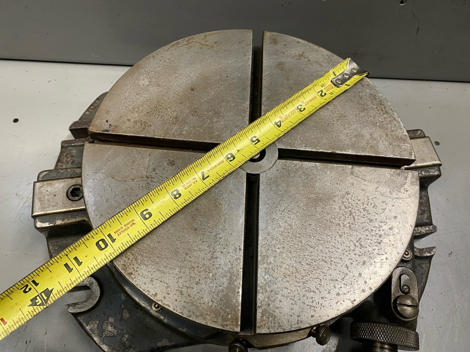 MOORE TOOLS T-SLOT ROTARY TABLE 10” Table 1311