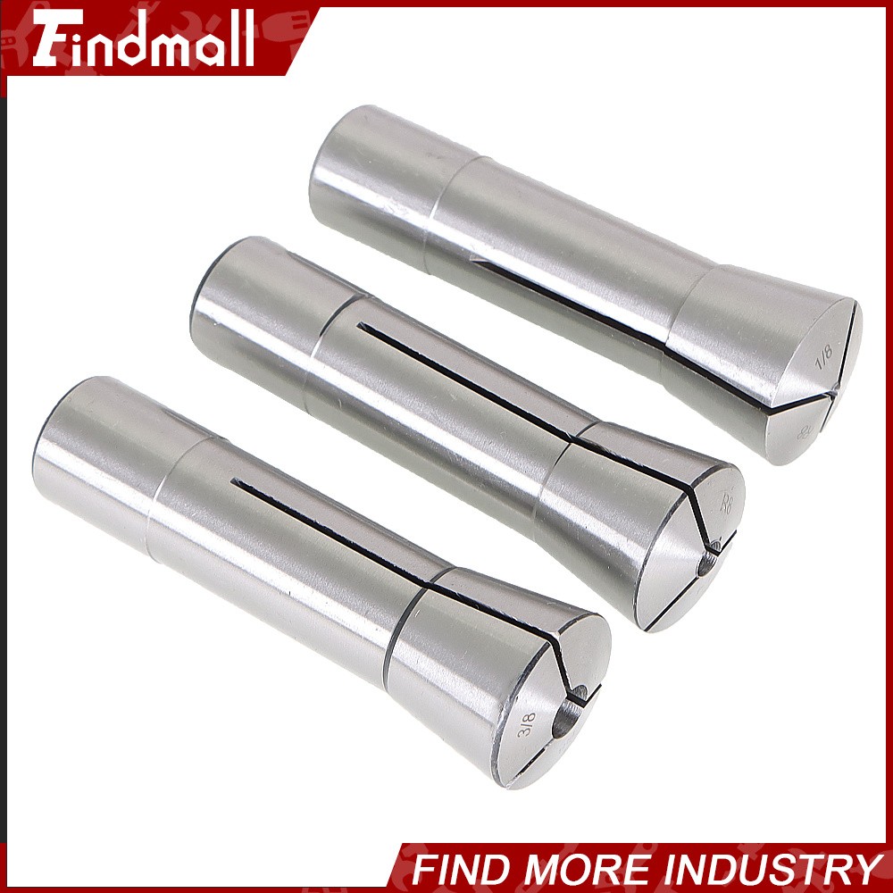 7Pcs Fractional R8 Collet Set 1/8" to 7/8" High Precision For Bridgeport