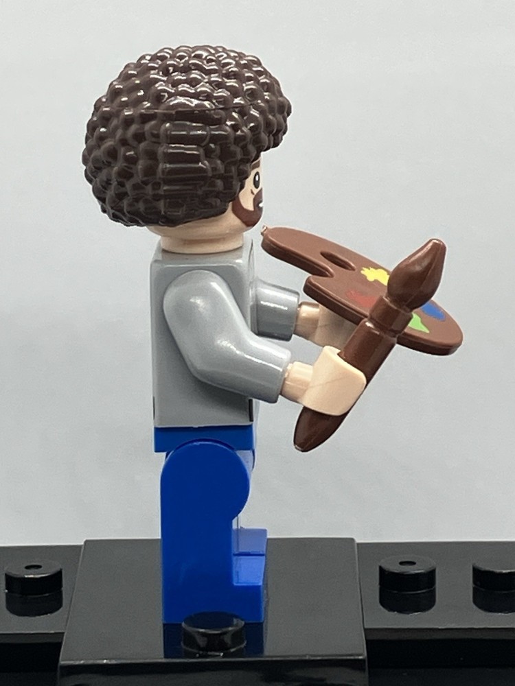 Bob Ross Custom Mini Figure