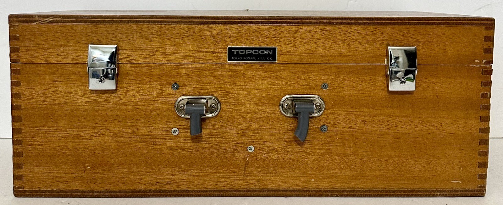 Vintage Topcon Mirror Stereoscope Model 3 in Wooden Case Tokyo Optical Co.