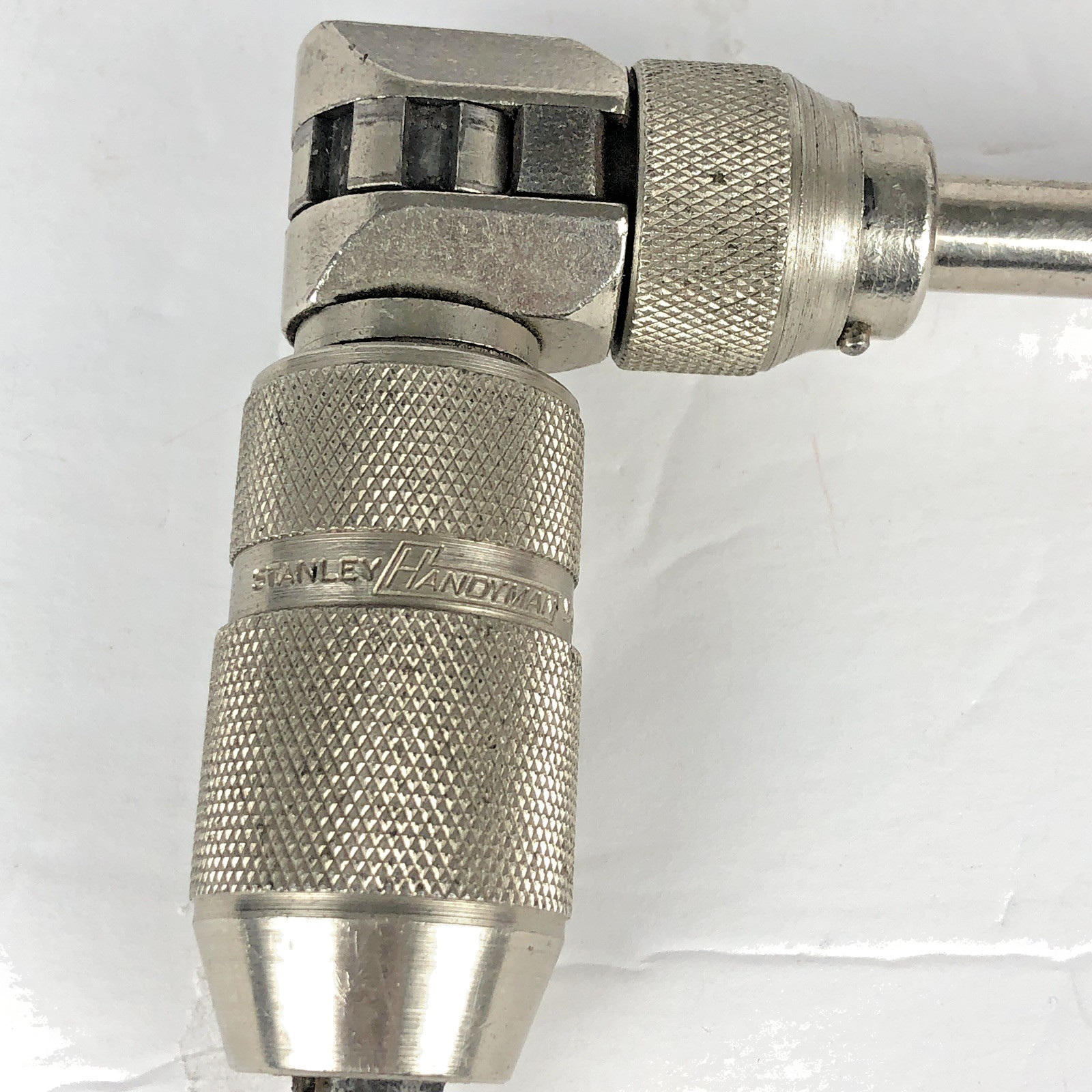 Stanley Ratcheting Hand Drill Brace No. H1253 w/ 10 Auger Drill Bits