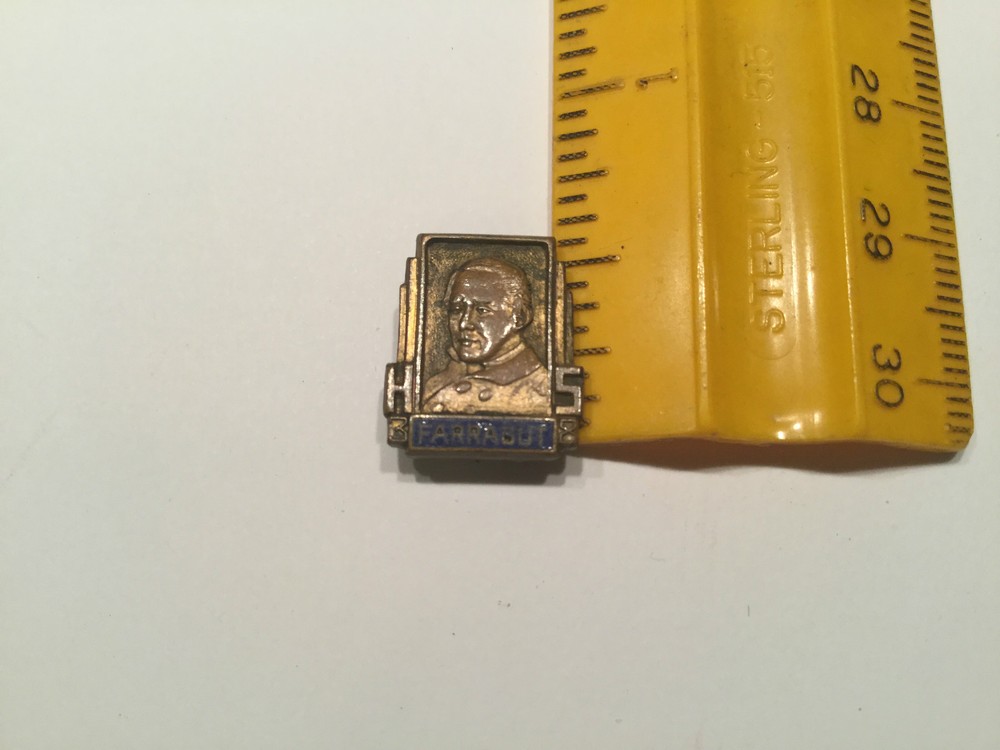 Farragut lapel pin
