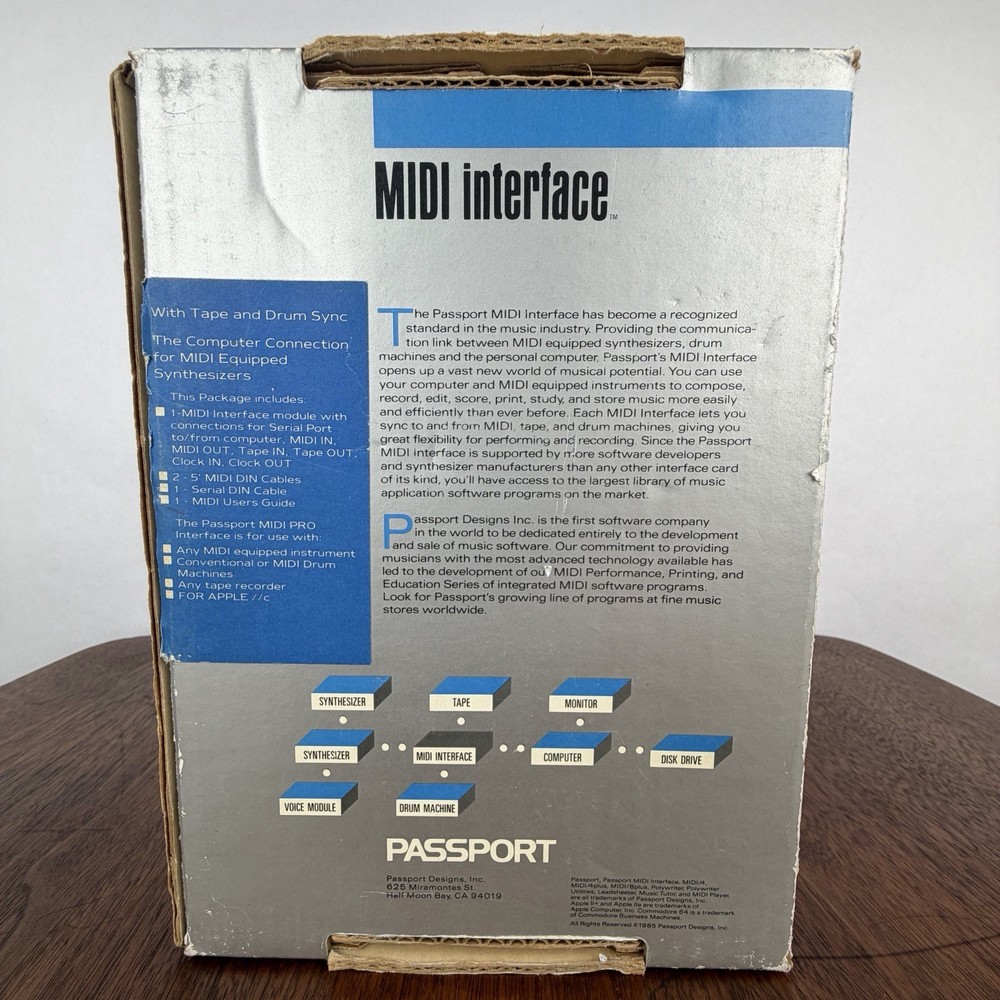 NOS Passport Designs AIC2 MIDI Interface