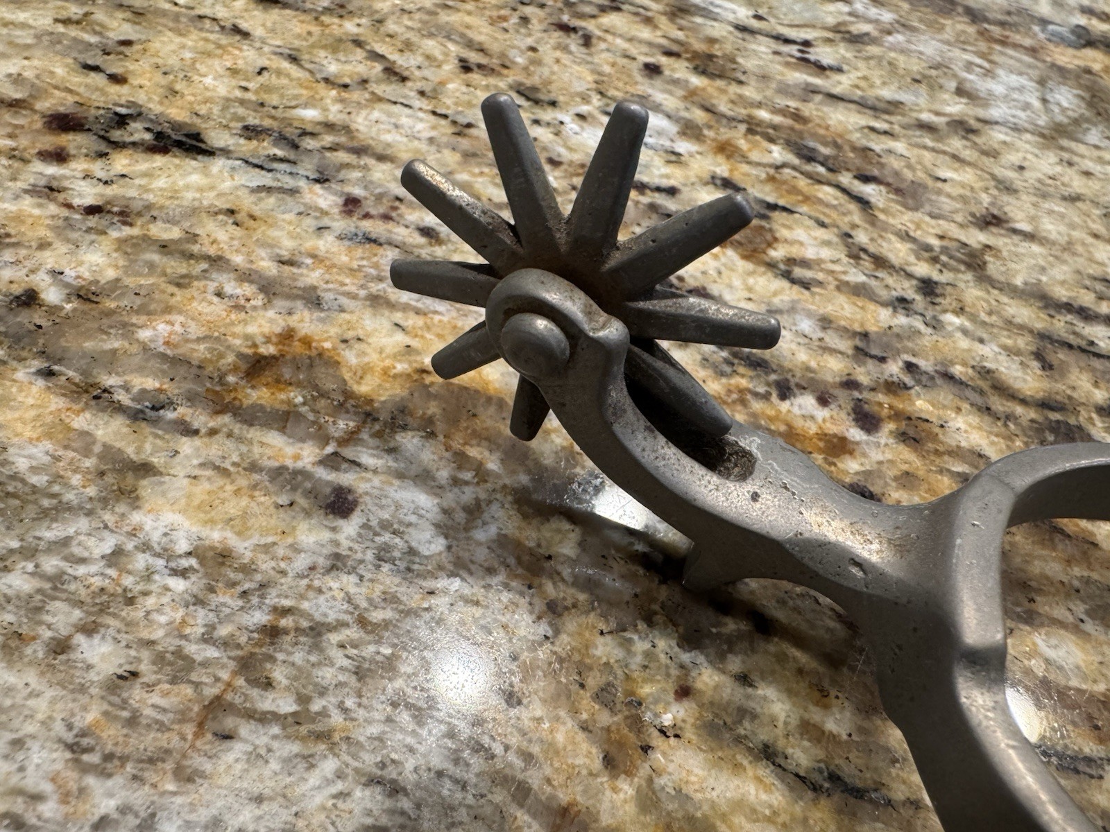 Vintage Western Cowboy Cowgirl Spurs Leather Strap As Found