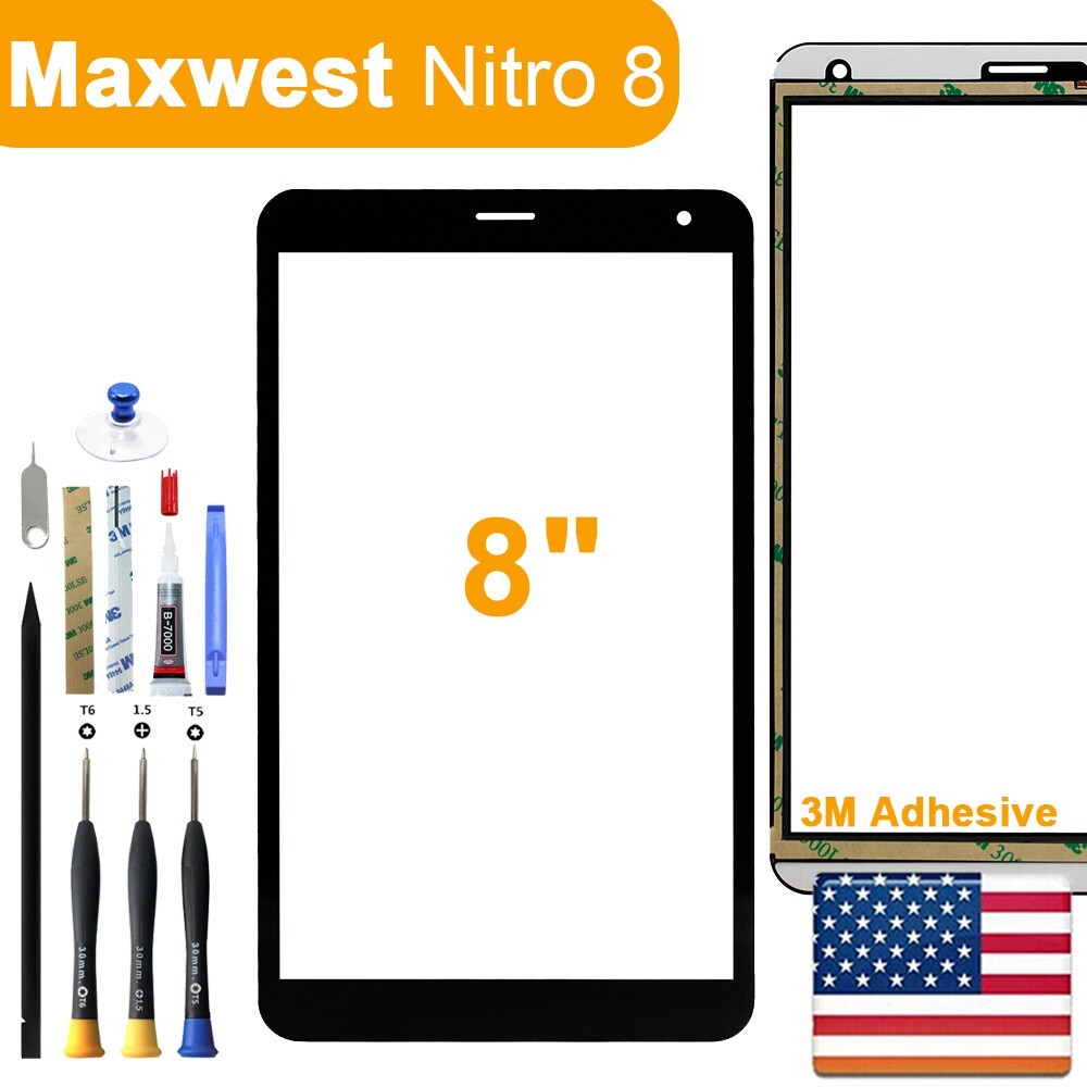 8 inch Touch Screen Digitizer Replacement For Maxwest Nitro 8 Tablet