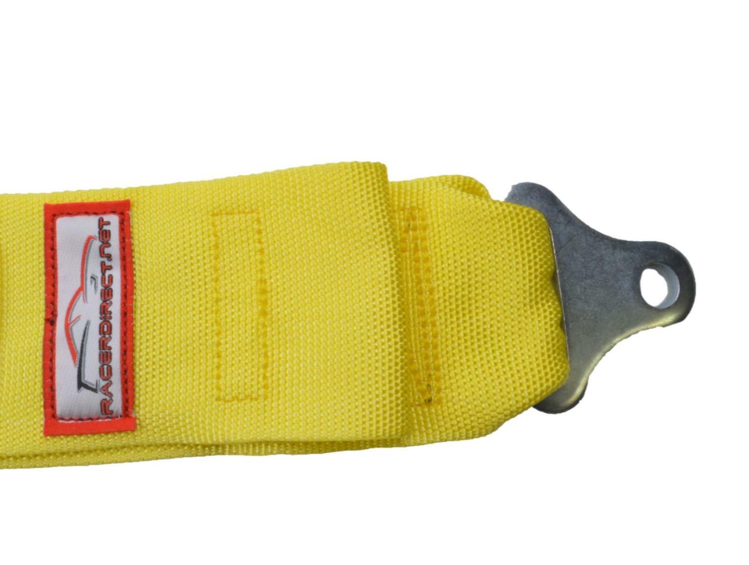 SFI 16.1 RACING HARNESS 5 POINT LATCH & LINK 3" SEAT BELT YELLOW OR ANY COLOR