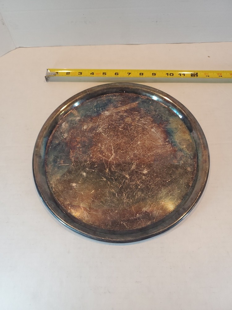 Vintage MCM Silver Tray Silver Galleries