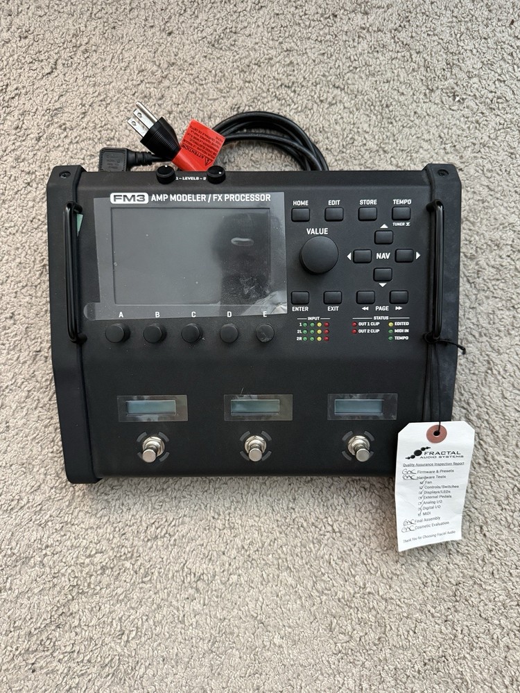 Fractal Audio FM3 Amp Modeler FX Processor