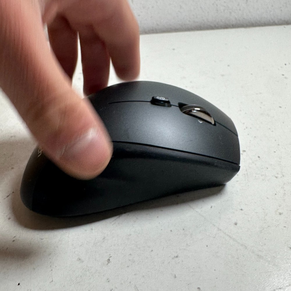 Logitech Performance MX M-R0007 Black Portable Ergonomic USB Wireless Mouse