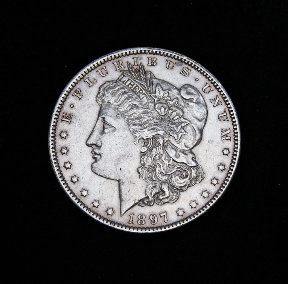 1897 Morgan Silver Dollar  UNC
