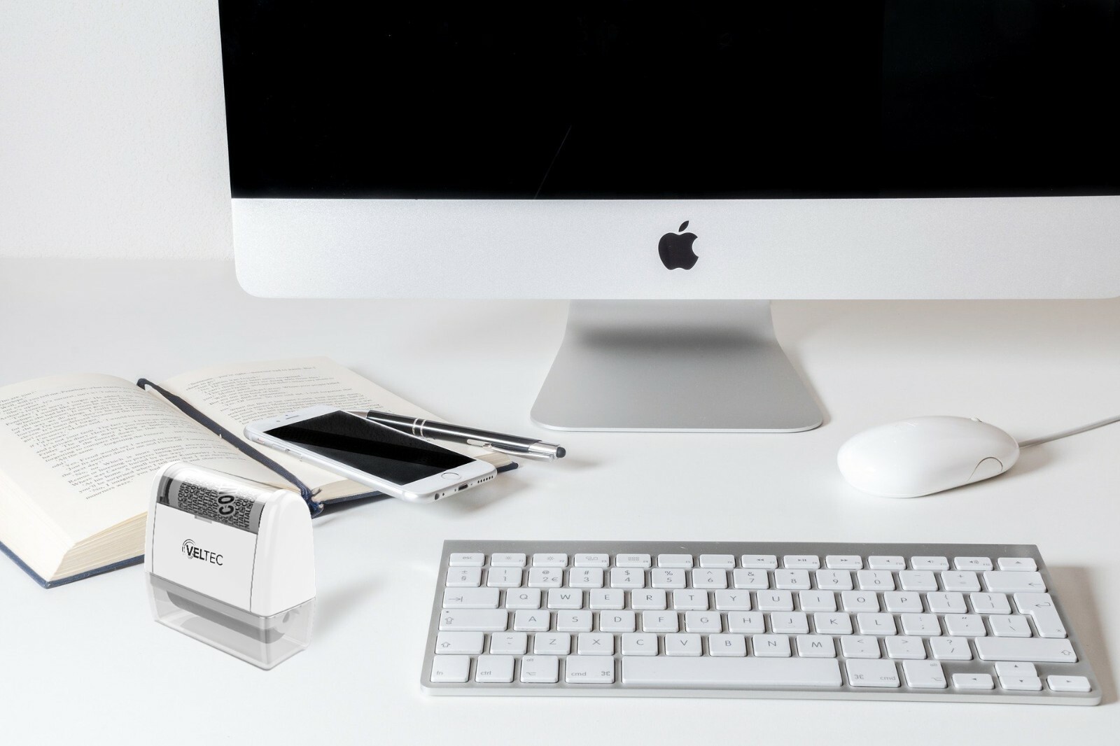 Veltec Identity Protection Anti-Theft Roller Guard Stamp w/ FREE 3 Pack Refills