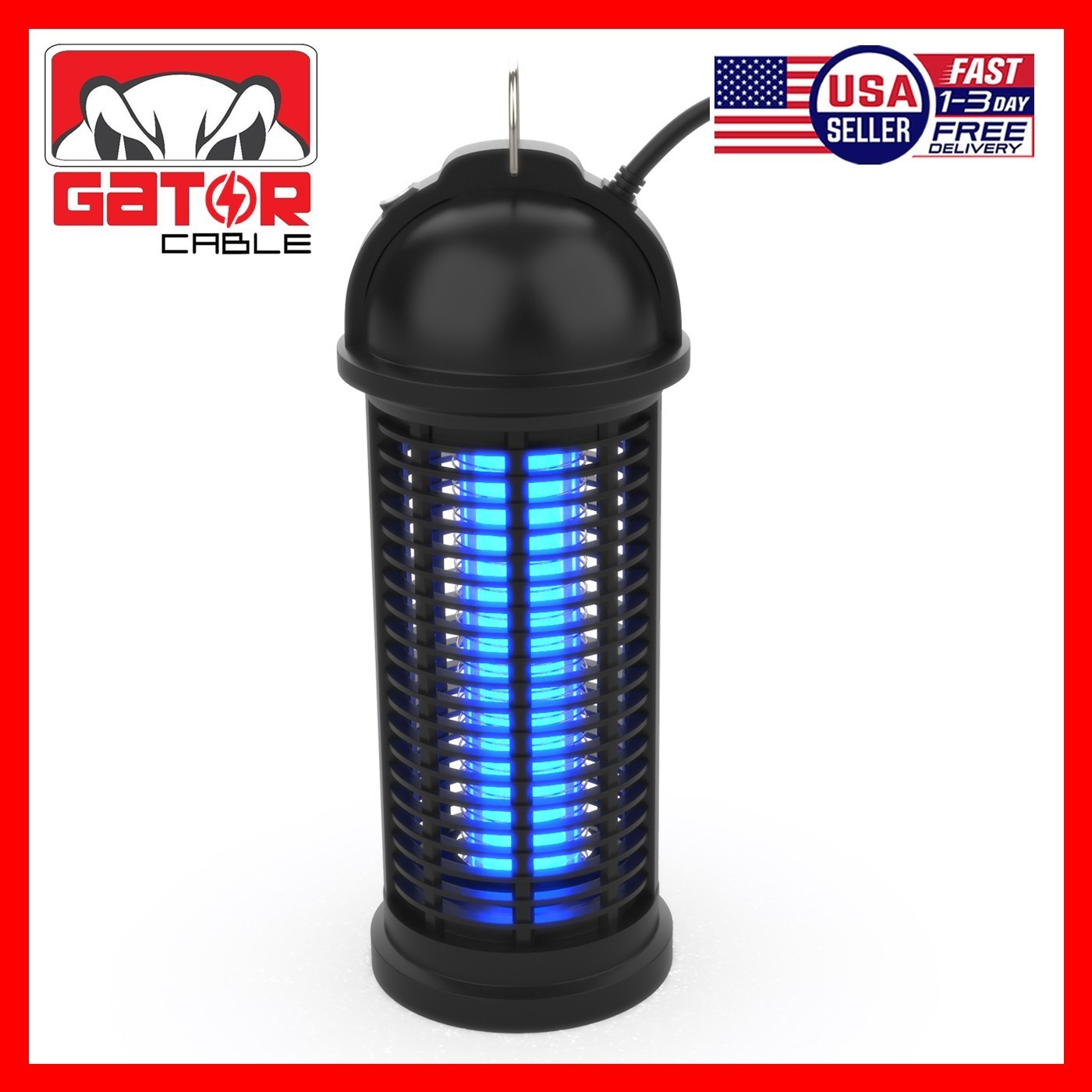 Electric Mosquito Insect Fly Bug Zapper Killer LED Light Trap Pest Control Lamp