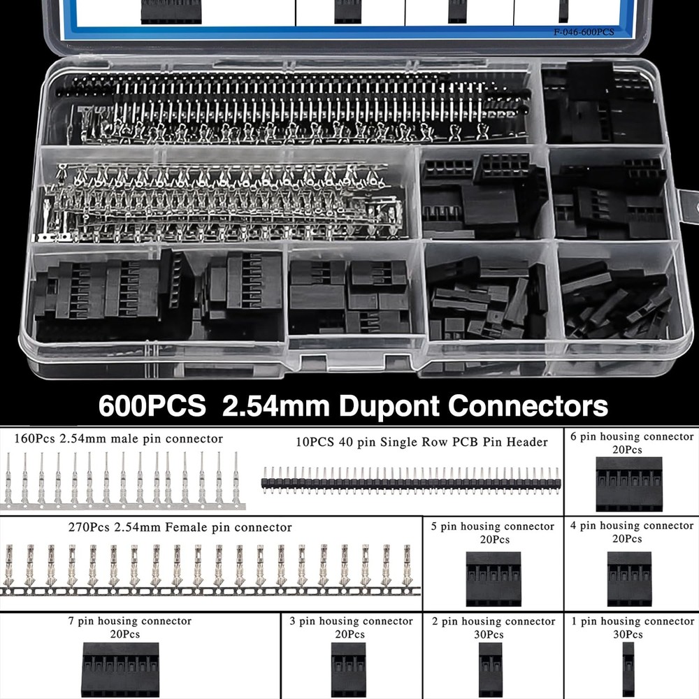 Kit De Herramientas De Engarce Con Mil Conectores Para Electronica Pro