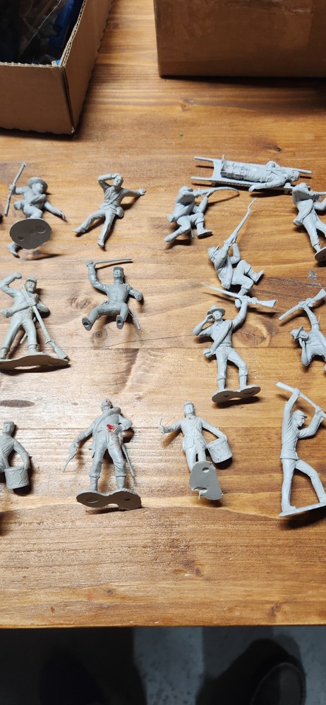 55 Marx Confederate Figures