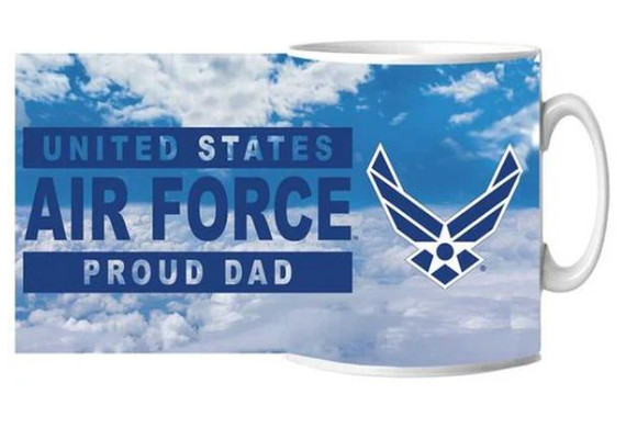 AIR FORCE PROUD DAD CERAMIC MUG 15OZ